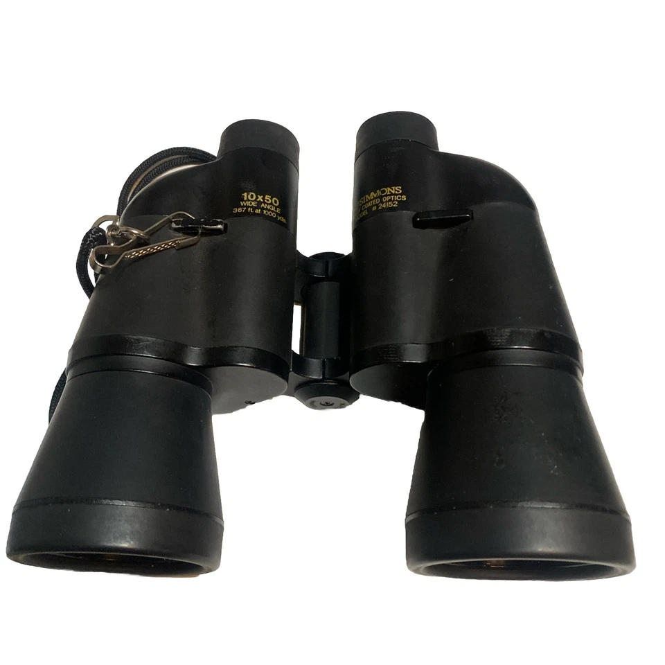 Simmons Binoculars Model 24152 - 10x50 Wide Angle 367ft at 1000yds Fully Coated - Image 4 of 4