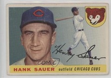 1955 Topps Hank Sauer #45 16ez