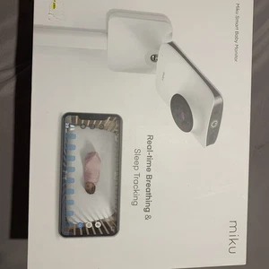 Miku Pro (Upgraded) Smart Baby Monitor Camera & Wall Mount, Real Time Breathing