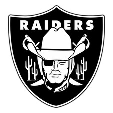 Las Vegas Raiders Logo 3 Football Sticker Waterproof Vinyl Decal Die-Cut Car