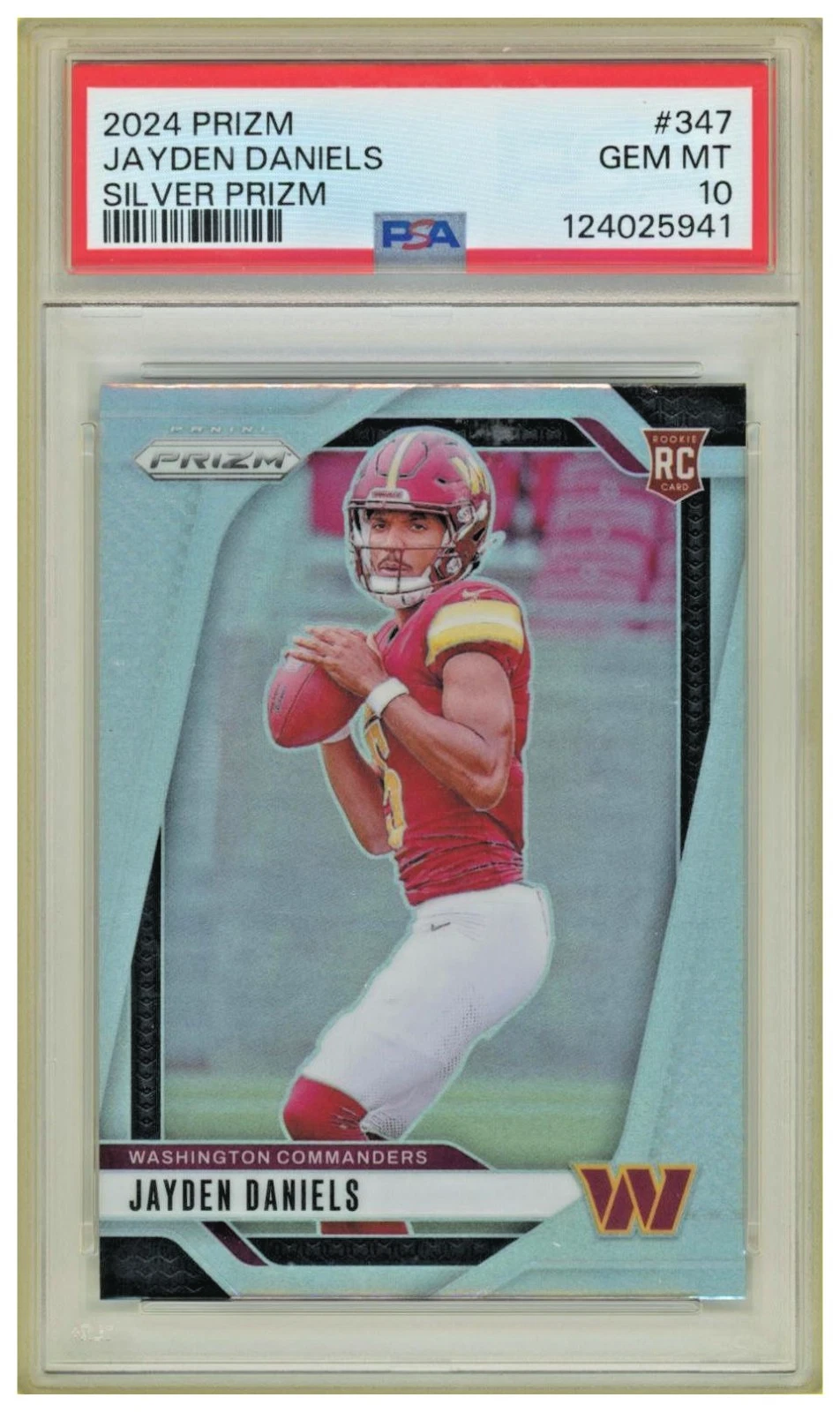 2024 Panini Prizm Jayden Daniels Silver Prizm #...