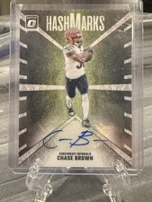 2024 Panini Donruss Optic Hash Marks Chase Brown #HM-CBN Auto