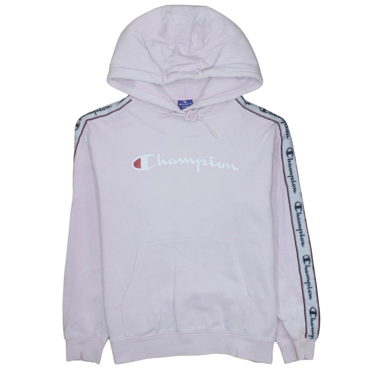 Champion Womens Pink Large Pullover Hoodie