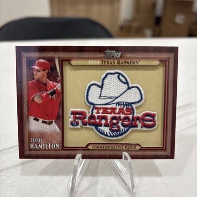 Topps 2011 Series 1 Josh Hamilton Texas Rangers Commemorative Patch TLMP-JHA