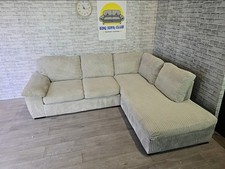Large 5 Seater Cream L Shape Corner sofa - DELIVERY AVAILABLE!
