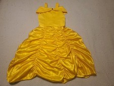 Girls Princess Belle Dress Yellow Size S 4/5. Excellent Condition