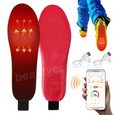 USB Electric Heated Shoe Insoles Warm Socks Feet Heater Winter Warmer Foot Pads