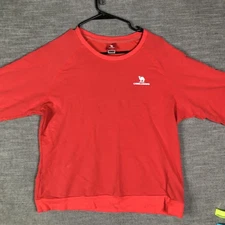 Camel Crown Shirt Mens XL Red Crewneck Pullover Long Sleeve Logo Casual Tee
