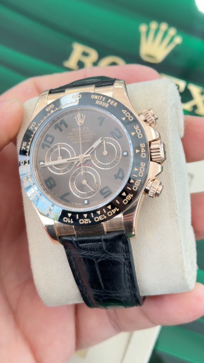 Rolex Cosmograph Daytona 116515 EverRose Gold Chocolate Arabic
