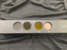 Zeiss Axiophot Fluorescence Filter Slider 44 64 25 with Sets 02, 09, 15 +1