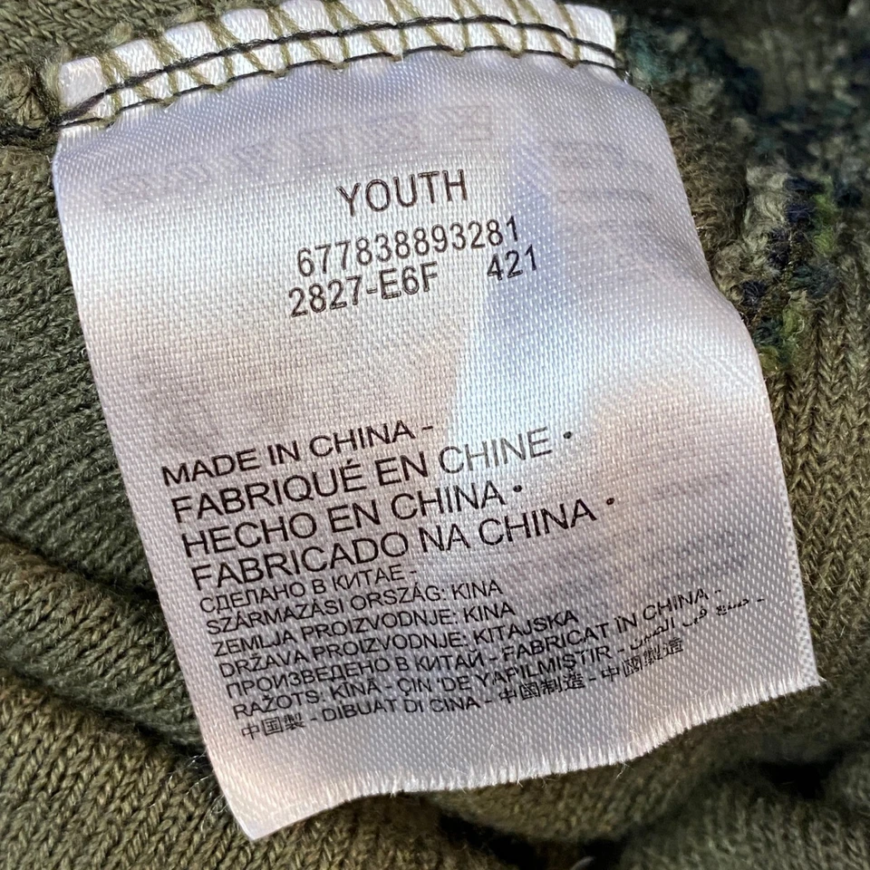 Nike Juvenil Camuflaje Pom Gorro Naranja Logo Niños Niñas Foto 3 de 3