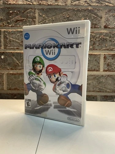 Mario Kart Wii (Nintendo Wii, 2008) Tested Video Game In Case / Missing Manual