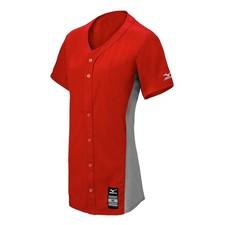 Mizuno Women's Pro Full Button Game Jersey