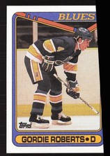 1990-91 Topps #256b Gordie Roberts C03