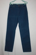 NOS Vtg Wrangler Womens Sz 13X34 13MWZ Jeans Cowboy Cut Original Fit Dark Blue