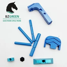 For GLOCK Gen 1-3 Front&Rear Sight Back Plate Extended Mag 4 Pin Kit Set Blue