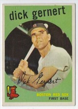 1959 Topps Dick Gernert** Boston Red Sox #13