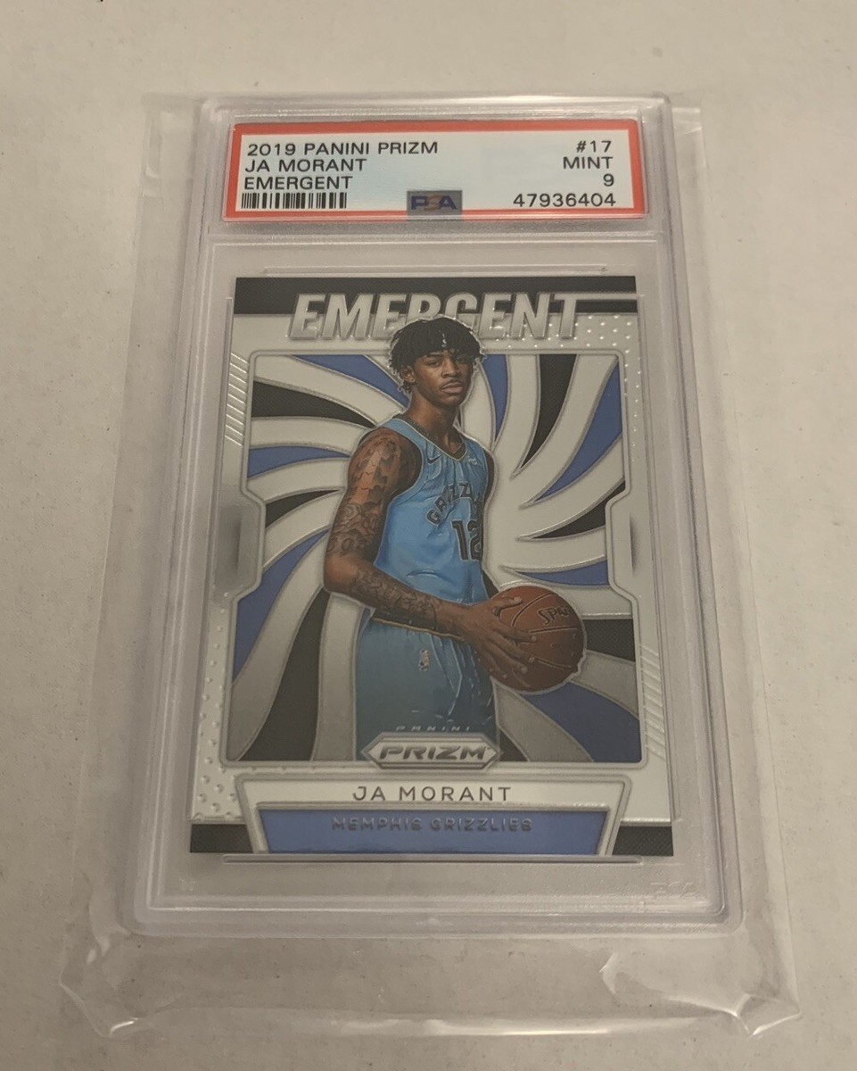 2019 Panini Prizm Emergent #17 Ja Morant RC Rookie Card PSA 9 MINT