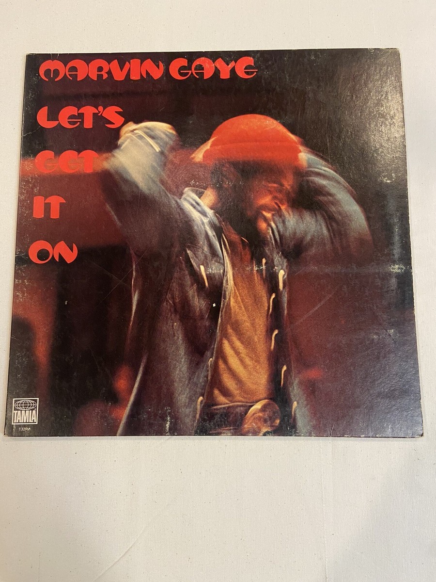 Marvin Gaye - Let's Get It On LP Vinyl 1973 1st Pressing Motown