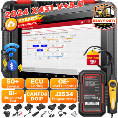 2026 LAUNCH X431 PRO3S+ V+ 5.0 Bidirectional OBD2 Diagnostic Scanner Key Coding