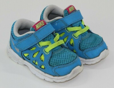 Nike Fusion Run Baby Girl Tennis Shoes Blue Size 5C