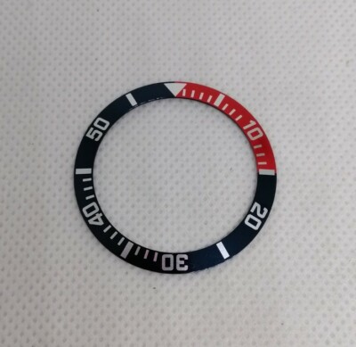 006 SEIKO PEPSI BEZEL INSERT FOR MENS SIZE 10 BAR SUB SKX033 7S26 0040 
