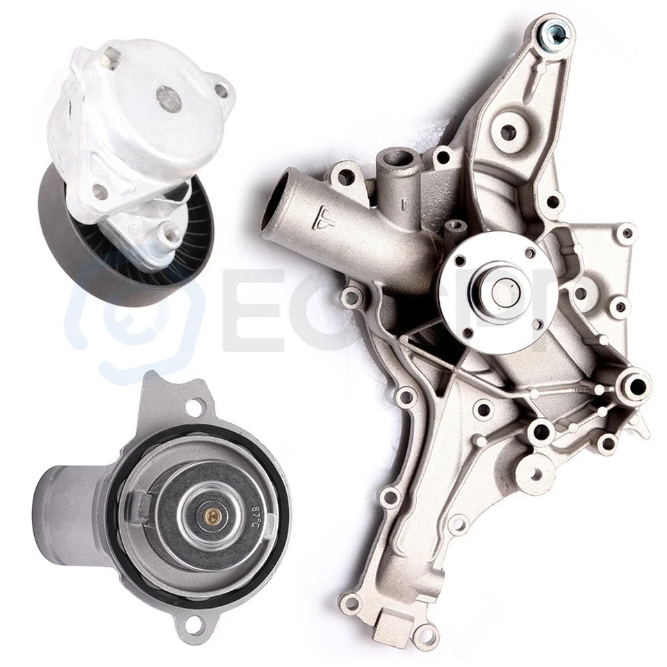 Termostato tensor bomba agua para Mercedes-Benz C320 C240 CL500 2001-2005 Foto 2 de 4