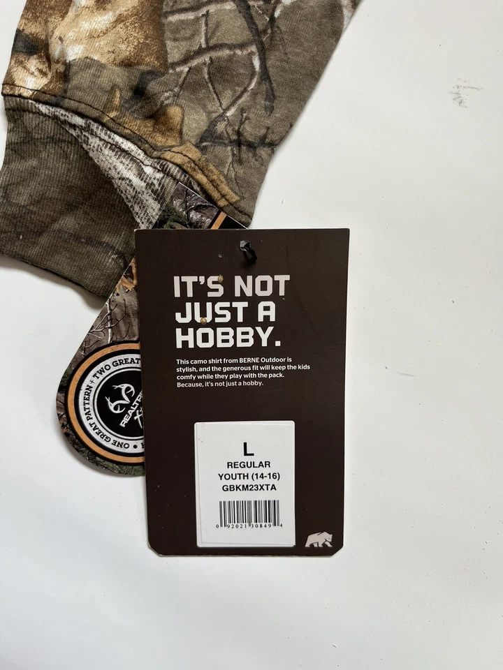 Berne Apparel Long Sleeve Camouflage Shirt Realtree Xtra Camo - Image 2 of 4