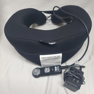 CONAIR Body Benefits Heating Neck Rest/Massager, AC Adapter Variable Speeds 