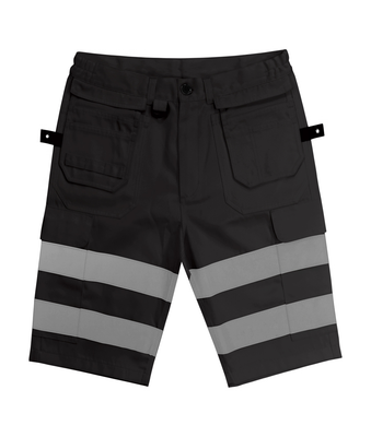 Hi Vis Shorts High Visibility Safety Work Wear Cargo Poly cotton Pants