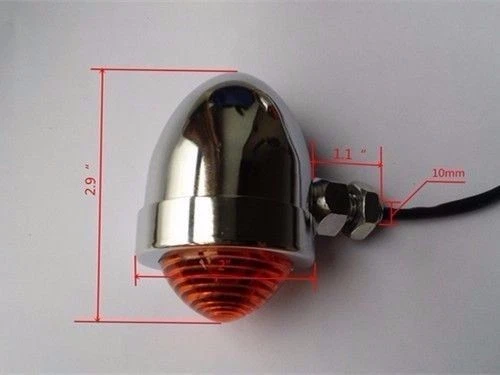 Turn Signal Smoke Lens W/Fork Clamps Shock Bracket Holder For Cafe Racer GSXR - Image 3 of 4