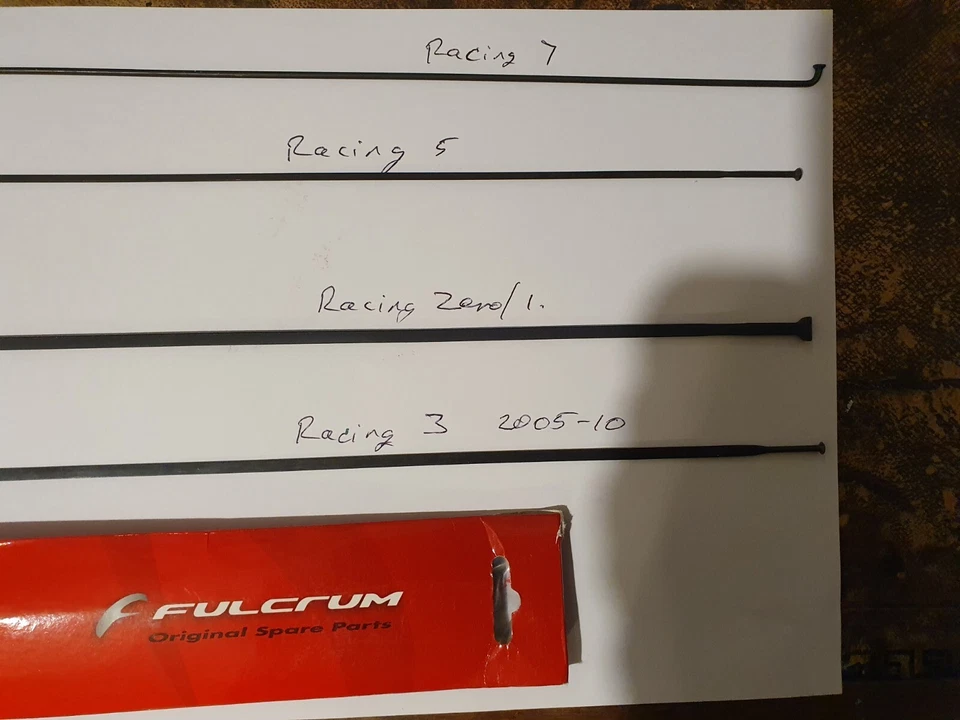 Fulcrum Racing 7, 6, 5, 4, 3, 1, zero spokes - Image 2 of 4