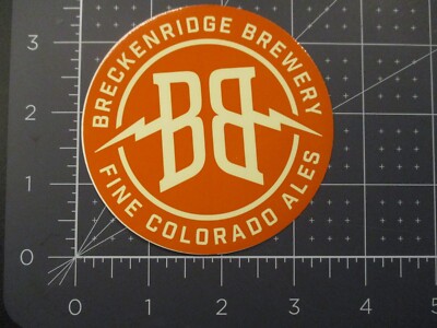 BRECKENRIDGE BREWERY Vanilla Porter colorado STICKER decal craft beer brewing Z
