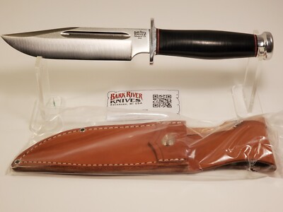 Bark River TEDDY- FIX BLADE KNIFE - A2 STEEL. Made in the U.S.A- MINT