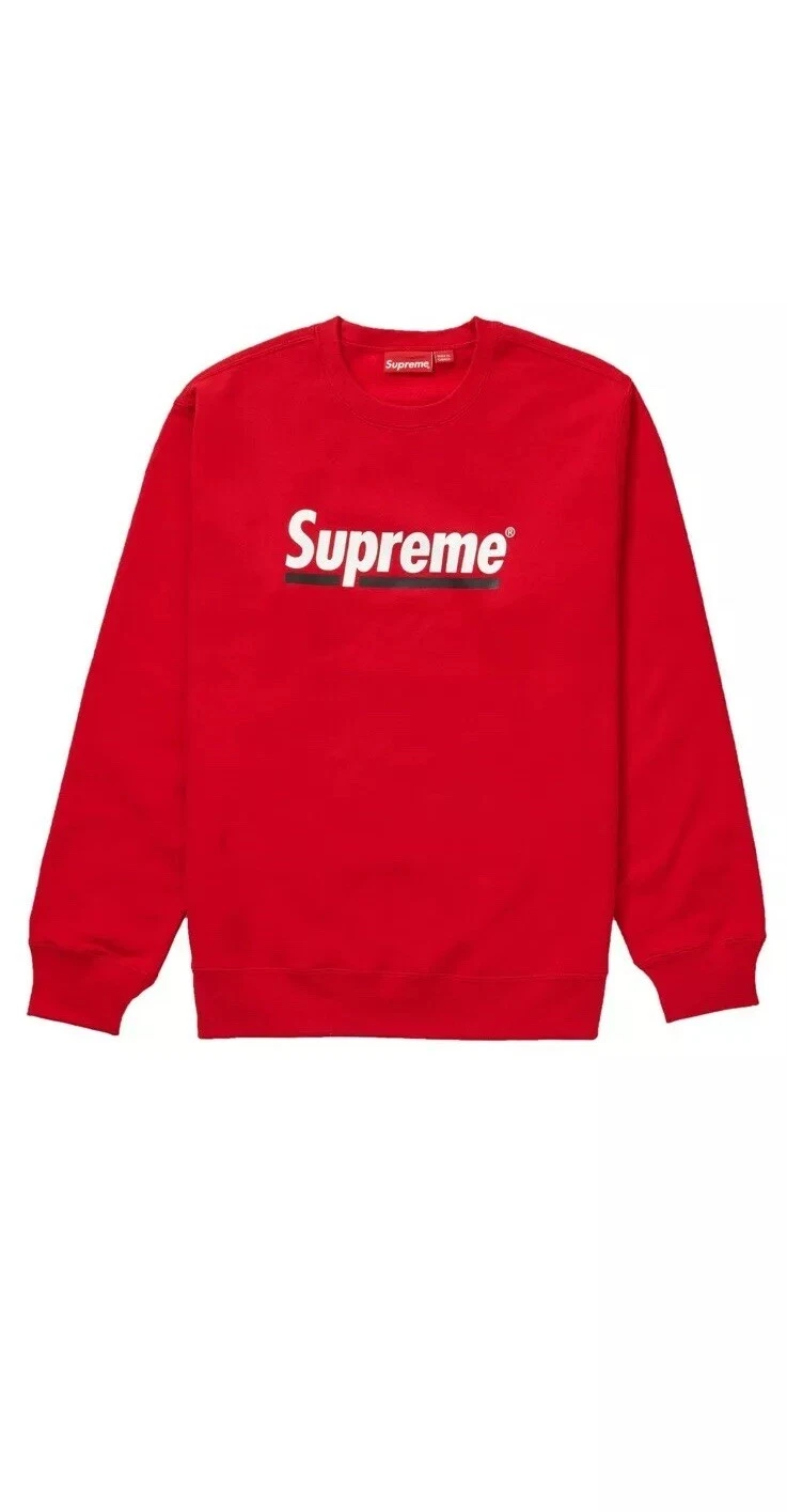 Col rond SS20 Supreme Underline (ROUGE / XL)