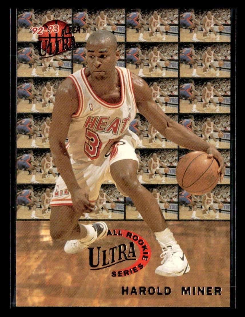 Harold Miner trading card