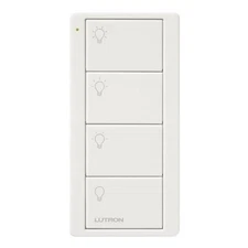 Lutron PJ2-4B-GWH-L31 PICO KEYPAD 4 BUTTON WHITE Scene Control Free Shipping