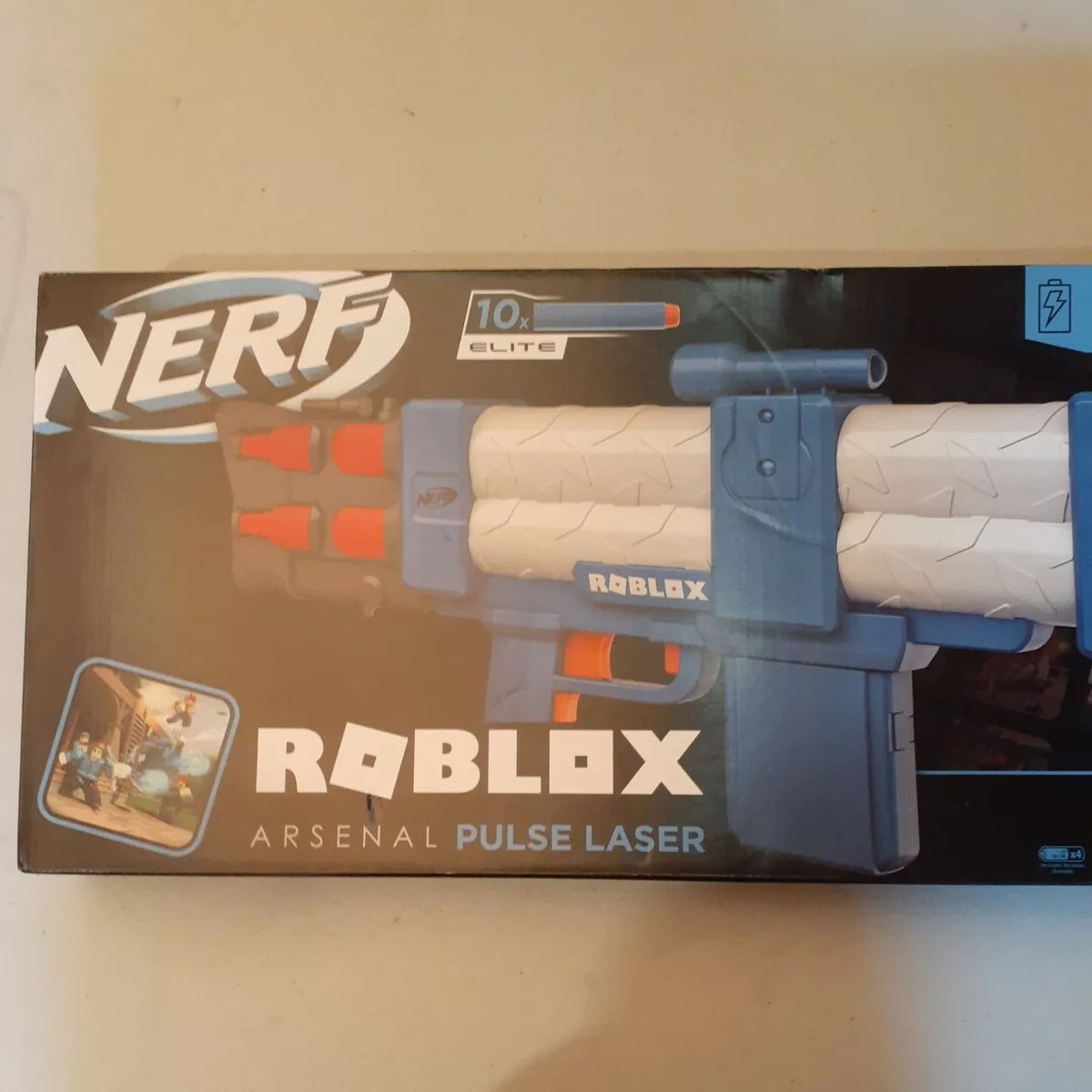 Nerf Roblox Arsenal: Pulse Laser Motorized Dart Blaster, Includes