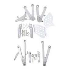 Driver Passenger Foot Pegs Bracket Mounts Fit For Honda CBR600RR 2007-2024