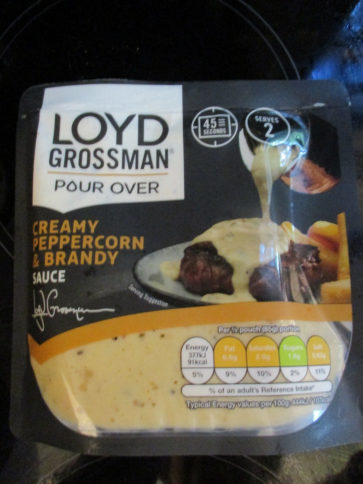 Loyd Grossman Pour Over Sauce Peppercorn & Brandy 170g for sale online