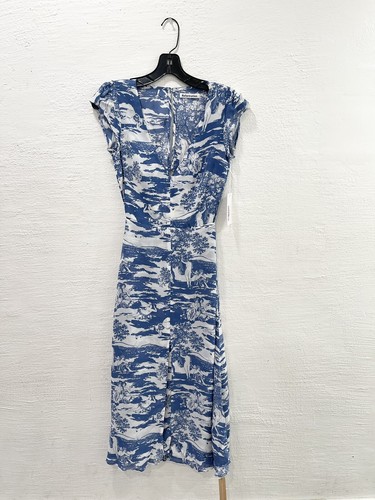Reformation Wellfleet Midi Dress Toscana Size 0