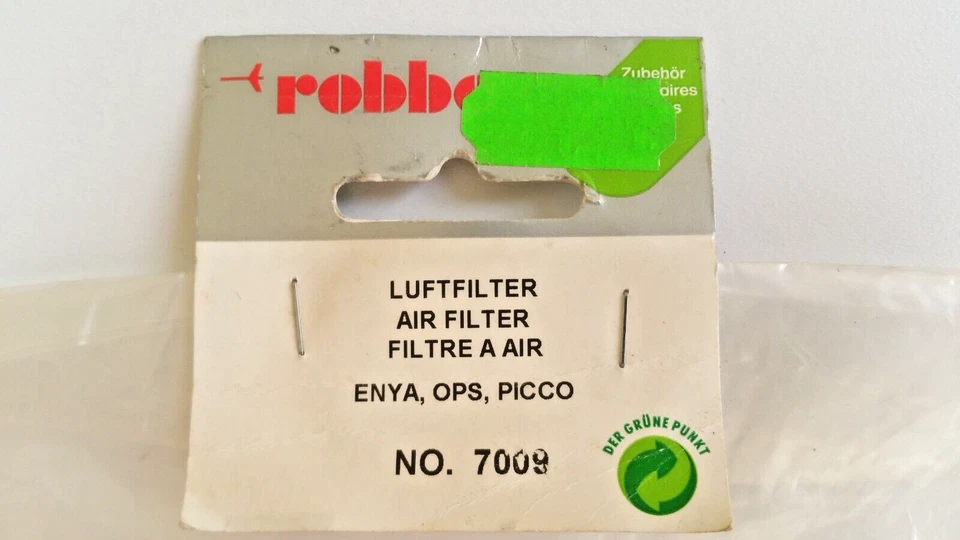 Nuevo Genuino Antiguo Stock Robbe Parte Nr. 7009 FILTRO DE AIRE, FILTRO DE AIRE. Foto 2 de 4