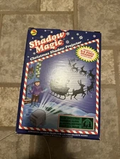 Vintage Sun Hill Shadow Magic Christmas Projector with 9 Assorted Holiday Slides