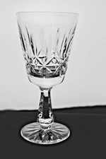 Waterford Crystal "Rosslare" Hand Cut Claret Wine Stem Vintage
