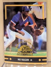 1998 Leaf Fractal MATERIALS PLASTIC #148 Mo Vaughn Red Sox RARE PARALLEL /3250
