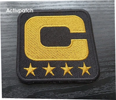 PATCHKING MADE IN GERMANY PHILADELPHIA EAGLES FOOTBALL NFL SUPERBOWL CAPTAIN C 4 STAR LOGO PATCH SEW ON