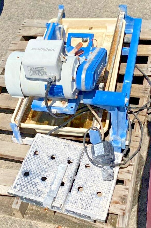 SuperiorBilt Wet Tile Saw with Stand eBay