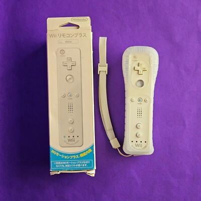 Official Wii Remote Nintendo Motion Plus WHITE  Nunchuck Wii U BOX Controller