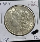 1889 $1 Morgan Silver Dollar.  AU #1423