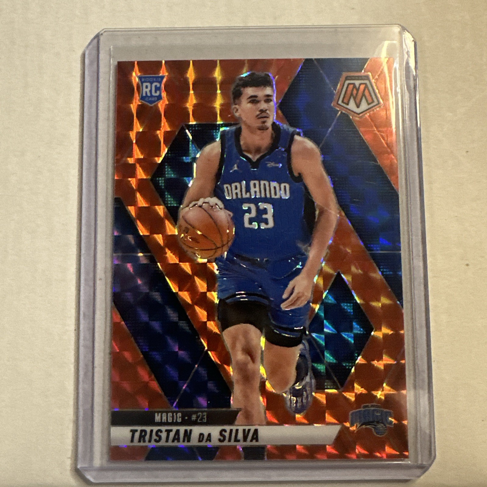 2024-25 Mosaic Tristan da Silva RC Orange Rookie NBA Debut # /249 Magic